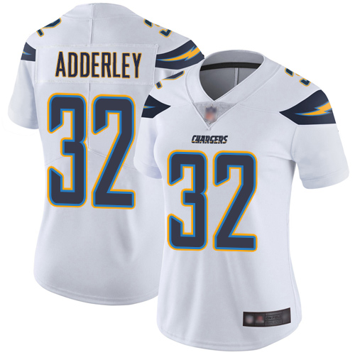 Chargers #32 Nasir Adderley White Women's Stitched Football Vapor Untouchable Limited Jersey Chargers #32 Nasir Adderley White Women's Stitched Football Vapor Untouchable Limited Jersey
