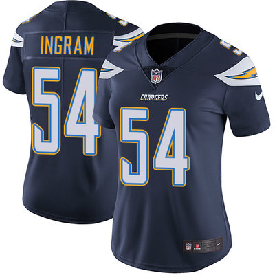 Nike Chargers #54 Melvin Ingram Navy Blue Team Color Women's Stitched NFL Vapor Untouchable Limited Jersey Nike Chargers #54 Melvin Ingram Navy Blue Team Color Women's Stitched NFL Vapor Untouchable Limited Jersey