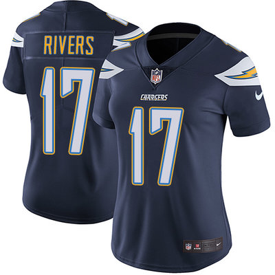 Nike Chargers #17 Philip Rivers Navy Blue Team Color Women's Stitched NFL Vapor Untouchable Limited Jersey Nike Chargers #17 Philip Rivers Navy Blue Team Color Women's Stitched NFL Vapor Untouchable Limited Jersey