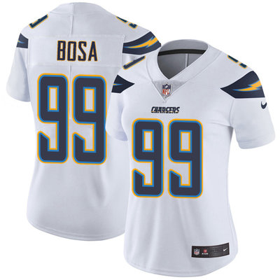 Nike Chargers #99 Joey Bosa White Women's Stitched NFL Vapor Untouchable Limited Jersey Nike Chargers #99 Joey Bosa White Women's Stitched NFL Vapor Untouchable Limited Jersey