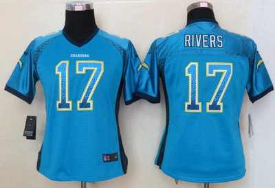 NEW women nfl jerseys San Diego Chargers 17 Philip Rivers Blue(Elite drift fashion) NEW women nfl jerseys San Diego Chargers 17 Philip Rivers Blue(Elite drift fashion)
