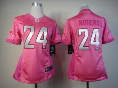 NEW Women San Diego Chargers #24 Ryan Mathews Pink Jerseys(love s) NEW Women San Diego Chargers #24 Ryan Mathews Pink Jerseys(love s)