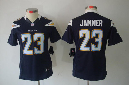 Women NEW San Diego Chargers 23 Jammer Dark Blue Jerseys Women NEW San Diego Chargers 23 Jammer Dark Blue Jerseys