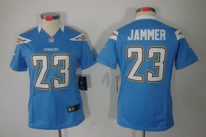 Women NEW San Diego Chargers 23 Jammer Lt.Blue Jerseys Women NEW San Diego Chargers 23 Jammer Lt.Blue Jerseys