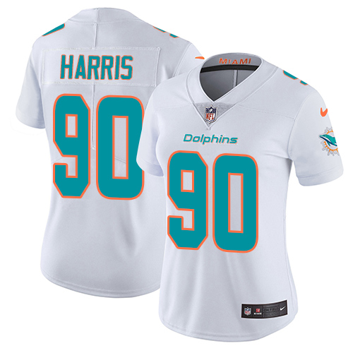 Nike Dolphins #90 Charles Harris White Women's Stitched NFL Vapor Untouchable Limited Jersey Nike Dolphins #90 Charles Harris White Women's Stitched NFL Vapor Untouchable Limited Jersey