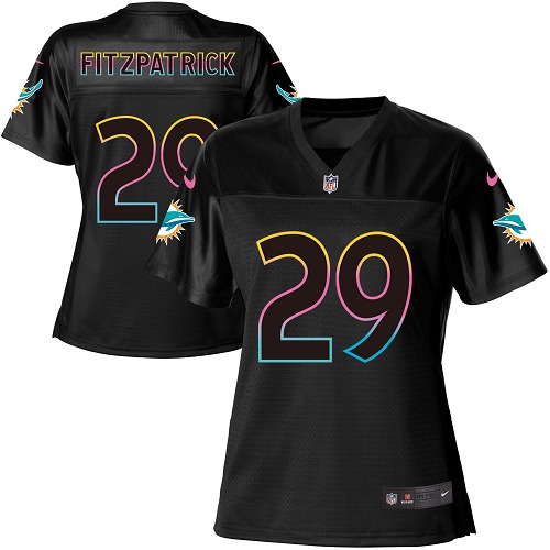 Nike Dolphins #29 Minkah Fitzpatrick Black Women's NFL Fashion Game Jersey Nike Dolphins #29 Minkah Fitzpatrick Black Women's NFL Fashion Game Jersey