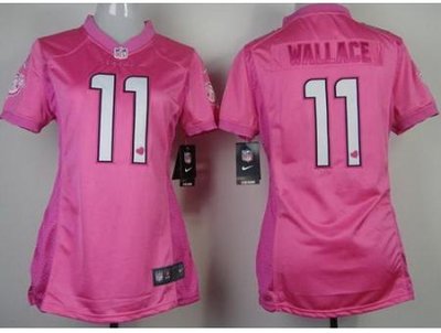 Women NEW Miami Dolphins 11 Mike Wallace Pink Love NFL Jerseys Women NEW Miami Dolphins 11 Mike Wallace Pink Love NFL Jerseys