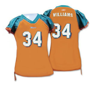 Miami Dolphins #34 R. Williams orange women jerseys Miami Dolphins #34 R. Williams orange women jerseys
