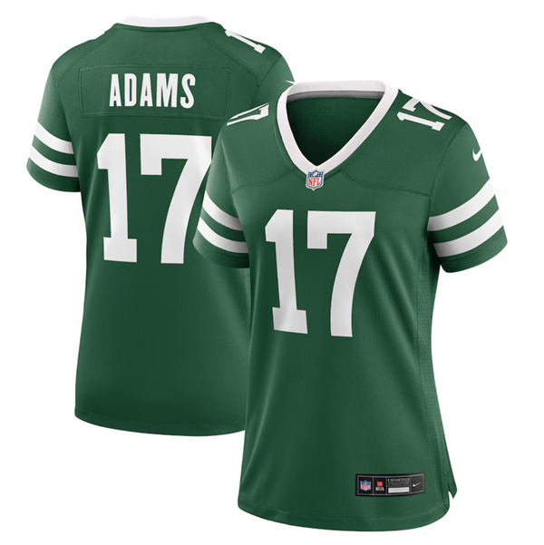 Women's New York Jets #17 Davante Adams Green Stitched Jersey(Run Small) Women's New York Jets #17 Davante Adams Green Stitched Jersey(Run Small)