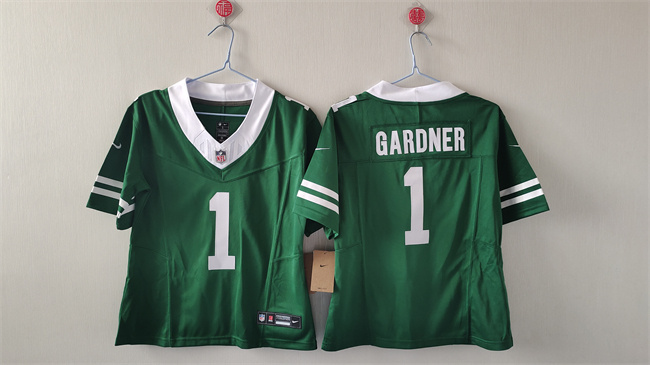 Women's New York Jets #1 Sauce Gardner Green 2024 FU.S.E Vapor Stitched Football Jersey(Run Small) Women's New York Jets #1 Sauce Gardner Green 2024 FU.S.E Vapor Stitched Football Jersey(Run Small)