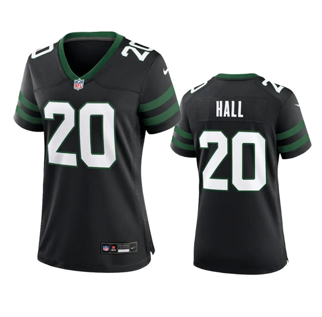 Women's New York Jets #20 Breece Hall Black 2024 Stitched Football Jersey(Run Small) Women's New York Jets #20 Breece Hall Black 2024 Stitched Football Jersey(Run Small)