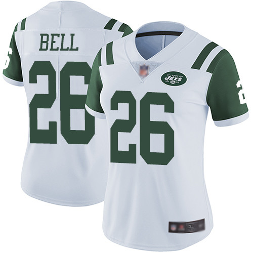Jets #26 Le'Veon Bell White Women's Stitched Football Vapor Untouchable Limited Jersey Jets #26 Le'Veon Bell White Women's Stitched Football Vapor Untouchable Limited Jersey