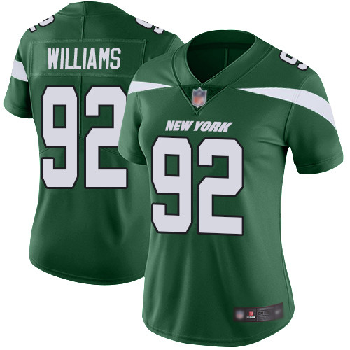 Jets #92 Leonard Williams Green Team Color Women's Stitched Football Vapor Untouchable Limited Jersey Jets #92 Leonard Williams Green Team Color Women's Stitched Football Vapor Untouchable Limited Jersey