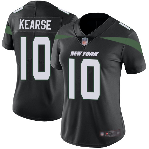 Jets #10 Jermaine Kearse Black Alternate Women's Stitched Football Vapor Untouchable Limited Jersey Jets #10 Jermaine Kearse Black Alternate Women's Stitched Football Vapor Untouchable Limited Jersey