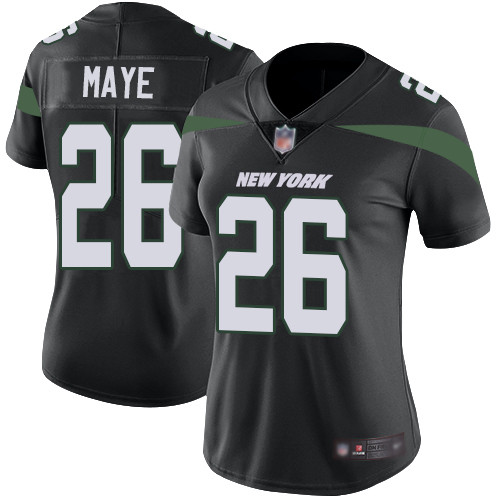 Jets #26 Marcus Maye Black Alternate Women's Stitched Football Vapor Untouchable Limited Jersey Jets #26 Marcus Maye Black Alternate Women's Stitched Football Vapor Untouchable Limited Jersey