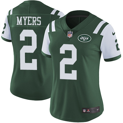 Nike Jets #2 Jason Myers Green Team Color Women's Stitched NFL Vapor Untouchable Limited Jersey Nike Jets #2 Jason Myers Green Team Color Women's Stitched NFL Vapor Untouchable Limited Jersey