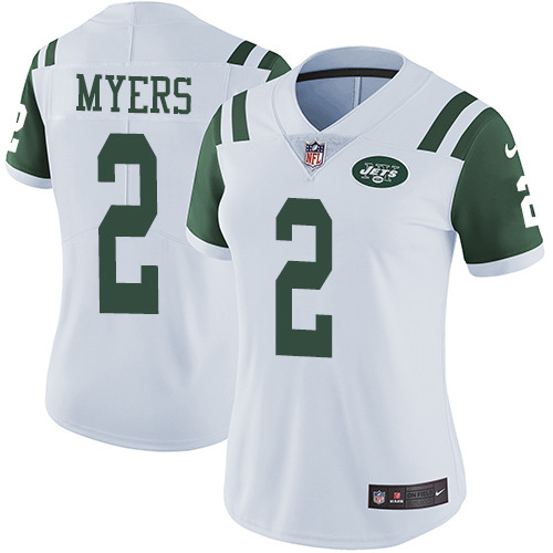 Nike Jets #2 Jason Myers White Women's Stitched NFL Vapor Untouchable Limited Jersey Nike Jets #2 Jason Myers White Women's Stitched NFL Vapor Untouchable Limited Jersey