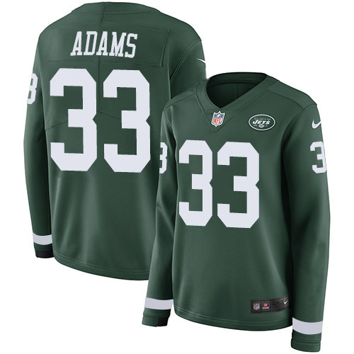 Nike Jets #33 Jamal Adams Green Team Color Women's Stitched NFL Nike Jets #33 Jamal Adams Green Team Color Women's Stitched NFL