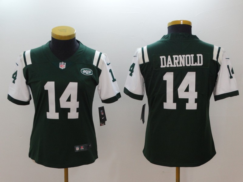 Women Nike Jets #14 Sam Darnold Green Women Vapor Untouchable Player Limited Jersey Women Nike Jets #14 Sam Darnold Green Women Vapor Untouchable Player Limited Jersey