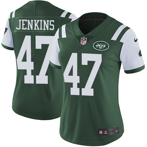 Nike Jets #47 Jordan Jenkins Green Team Color Women's Stitched NFL Vapor Untouchable Limited Jersey Nike Jets #47 Jordan Jenkins Green Team Color Women's Stitched NFL Vapor Untouchable Limited Jersey