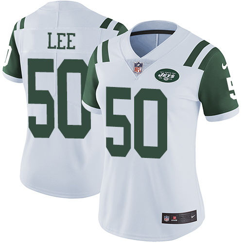 Nike Jets #58 Darron Lee White Women's Stitched NFL Vapor Untouchable Limited Jersey Nike Jets #58 Darron Lee White Women's Stitched NFL Vapor Untouchable Limited Jersey