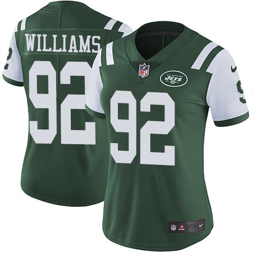 Nike Jets #92 Leonard Williams Green Team Color Women's Stitched NFL Vapor Untouchable Limited Jersey Nike Jets #92 Leonard Williams Green Team Color Women's Stitched NFL Vapor Untouchable Limited Jersey