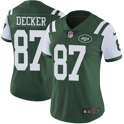 Nike Jets #87 Eric Decker Green Team Color Women's Stitched NFL Vapor Untouchable Limited Jersey Nike Jets #87 Eric Decker Green Team Color Women's Stitched NFL Vapor Untouchable Limited Jersey
