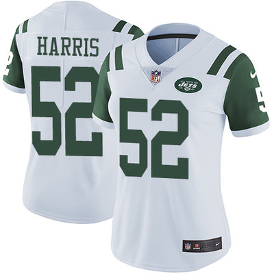 Nike Jets #52 David Harris White Women's Stitched NFL Vapor Untouchable Limited Jersey Nike Jets #52 David Harris White Women's Stitched NFL Vapor Untouchable Limited Jersey