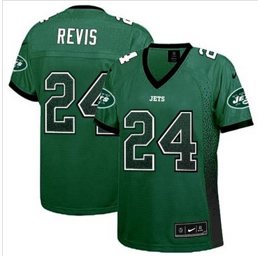 Women New Jets #24 Darrelle Revis Green Team Color Stitched NFL Elite Drift Fashion Jersey Women New Jets #24 Darrelle Revis Green Team Color Stitched NFL Elite Drift Fashion Jersey