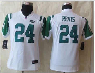 Women NEW Jets #24 Darrelle Revis White Stitched NFL Limited Jersey Women NEW Jets #24 Darrelle Revis White Stitched NFL Limited Jersey