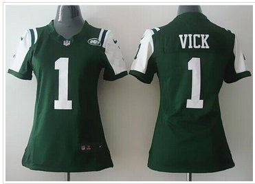 Women's NEW Jets #1 Michael Vick Green Team Color NFL Elite Jersey Women's NEW Jets #1 Michael Vick Green Team Color NFL Elite Jersey