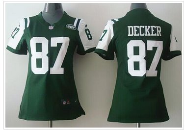 Women's Jets #87 Eric Decker Green Team Color NFL Elite Jersey Women's Jets #87 Eric Decker Green Team Color NFL Elite Jersey