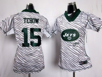 Women NEW New York Jets 15 Tim Tebow FEM FAN Zebra NEW NFL Jerseys Women NEW New York Jets 15 Tim Tebow FEM FAN Zebra NEW NFL Jerseys