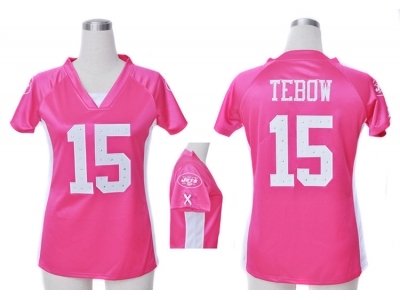 NEW Women New York Jets 15 Tim Tebow pink jerseys(draft him ii top) NEW Women New York Jets 15 Tim Tebow pink jerseys(draft him ii top)
