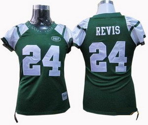 Women New York Jets 24 Darrelle Revis Jerseys Green