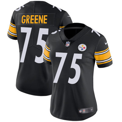 Nike Steelers #75 Joe Greene Black Team Color Women's Stitched NFL Vapor Untouchable Limited Jersey Nike Steelers #75 Joe Greene Black Team Color Women's Stitched NFL Vapor Untouchable Limited Jersey