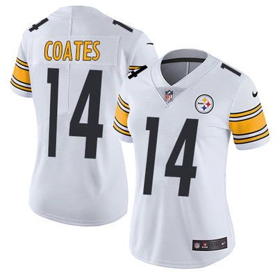 Nike Steelers #14 Sammie Coates White Women's Stitched NFL Vapor Untouchable Limited Jersey Nike Steelers #14 Sammie Coates White Women's Stitched NFL Vapor Untouchable Limited Jersey