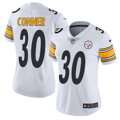 Nike Steelers #30 James Conner White Women's Stitched NFL Vapor Untouchable Limited Jersey Nike Steelers #30 James Conner White Women's Stitched NFL Vapor Untouchable Limited Jersey