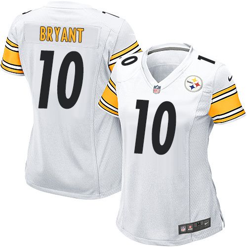 Nike Steelers #10 Martavis Bryant White Women's Stitched NFL Elite Jersey Nike Steelers #10 Martavis Bryant White Women's Stitched NFL Elite Jersey