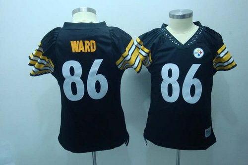 Women Pittsburgh Steelers 86 ward black