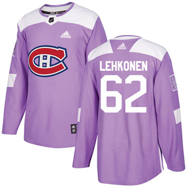Adidas Canadiens #62 Artturi Lehkonen Purple Authentic Fights Cancer Stitched NHL Jersey Adidas Canadiens #62 Artturi Lehkonen Purple Authentic Fights Cancer Stitched NHL Jersey