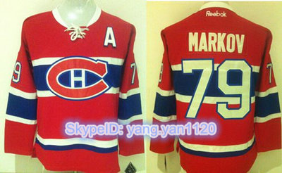 Canadiens #79 Andrei Markov Red New CH Stitched NHL Jersey Canadiens #79 Andrei Markov Red New CH Stitched NHL Jersey