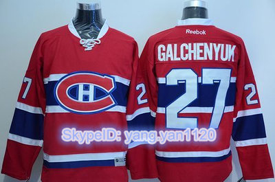 Canadiens #27 Alex Galchenyuk Red New CH Stitched NHL Jersey