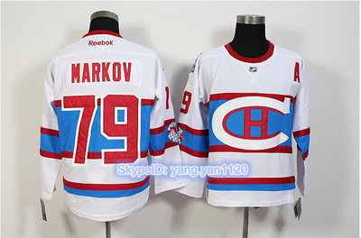 Montreal Canadiens #79 Markov White New CH Stitched NHL Jersey Montreal Canadiens #79 Markov White New CH Stitched NHL Jersey