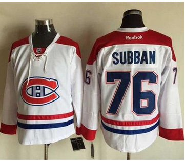Montreal Canadiens #76 PK Subban Stitched White NHL Jersey Montreal Canadiens #76 PK Subban Stitched White NHL Jersey
