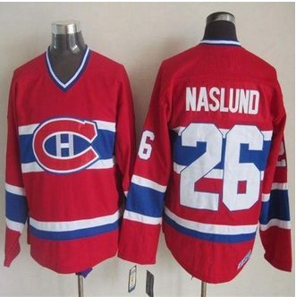 Montreal Canadiens #26 Mats Naslund Red CCM Throwback Stitched NHL Jersey Montreal Canadiens #26 Mats Naslund Red CCM Throwback Stitched NHL Jersey
