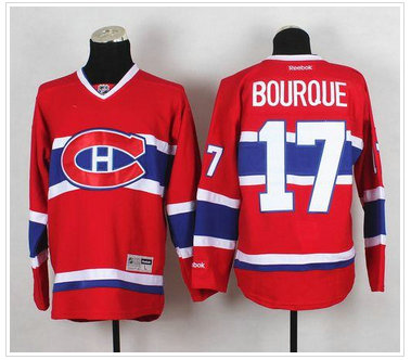 Montreal Canadiens #17 Rene Bourque Red Home Stitched NHL Jersey Montreal Canadiens #17 Rene Bourque Red Home Stitched NHL Jersey