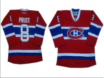 NHL Jerseys Montreal Canadiens #8 Prust red NHL Jerseys Montreal Canadiens #8 Prust red