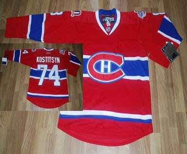 Montreal Canadiens #74 S.Kostitsyn Red CH Patch Jersey Montreal Canadiens #74 S.Kostitsyn Red CH Patch Jersey