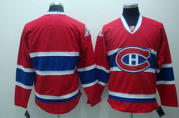 Montreal Canadiens Stitched Replithentic CH Blank Red Jersey Montreal Canadiens Stitched Replithentic CH Blank Red Jersey